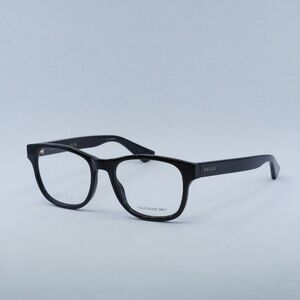 Gucci GG1344O 001 Eyeglasses Shiny Black 53mm Square Frame